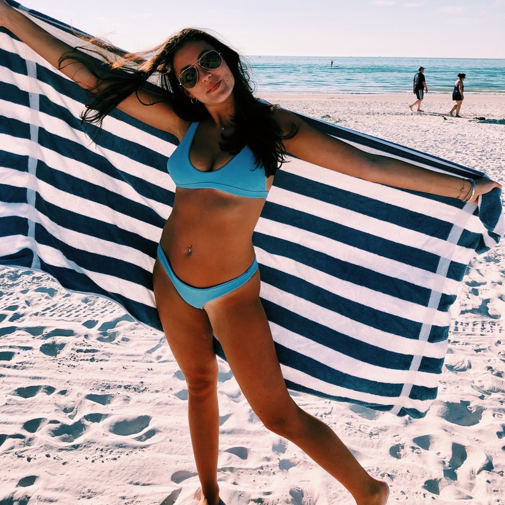 ZAFUL blue bikini size small